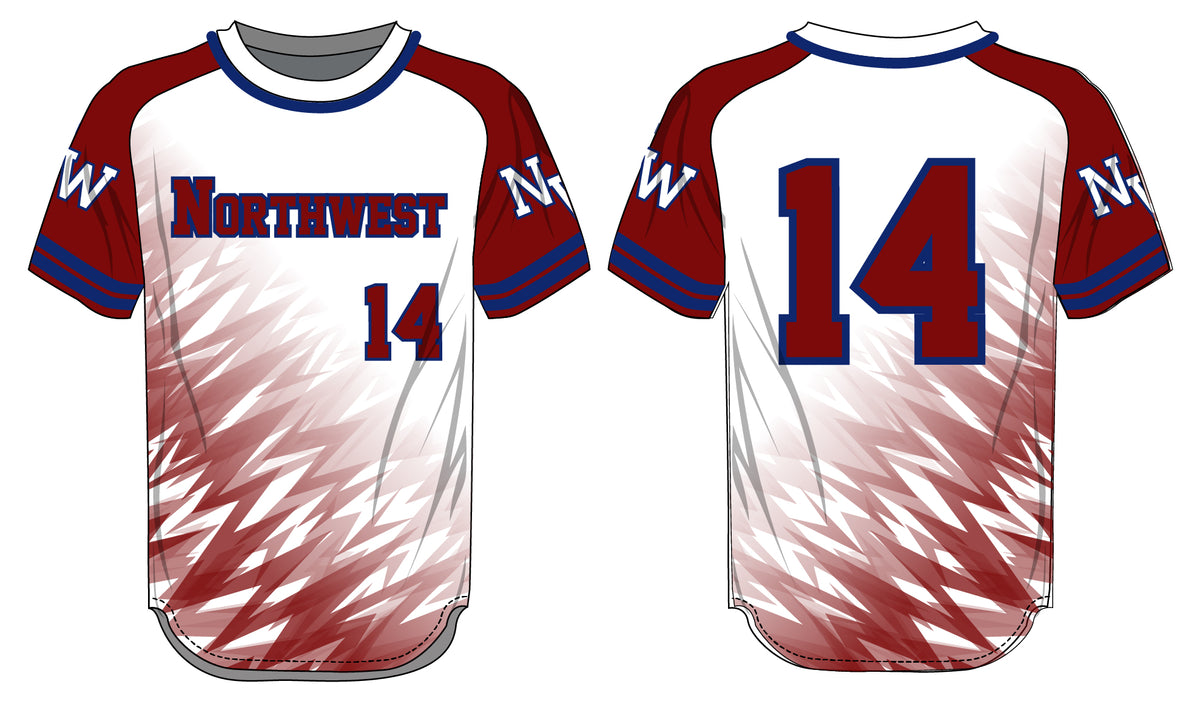 League Outfitters Custom Elite Sublimated Full Button Softball Jerseys