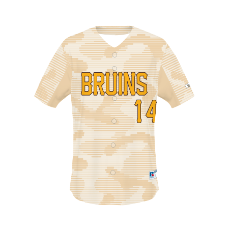 Youth FreeStyle Sublimated Two-Button Baseball Jersey